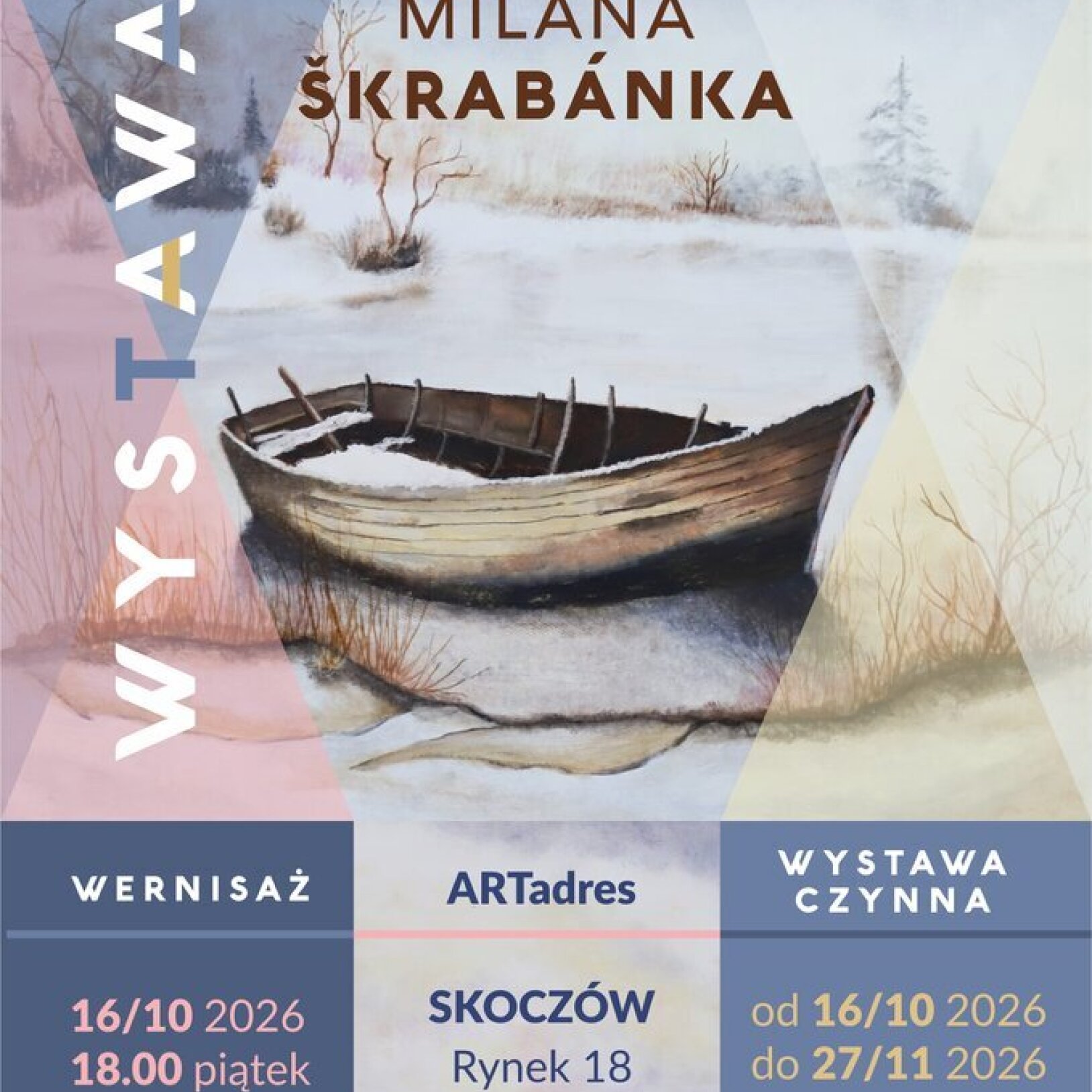 Wernisaż wystawy malarstwa Milana Škrabánka