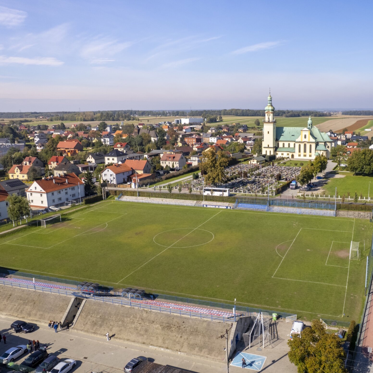 Kompleks nowych boisk przy ul. Fizyków powstanie nieopodal stadionu piłkarskiego Carbo Gliwice