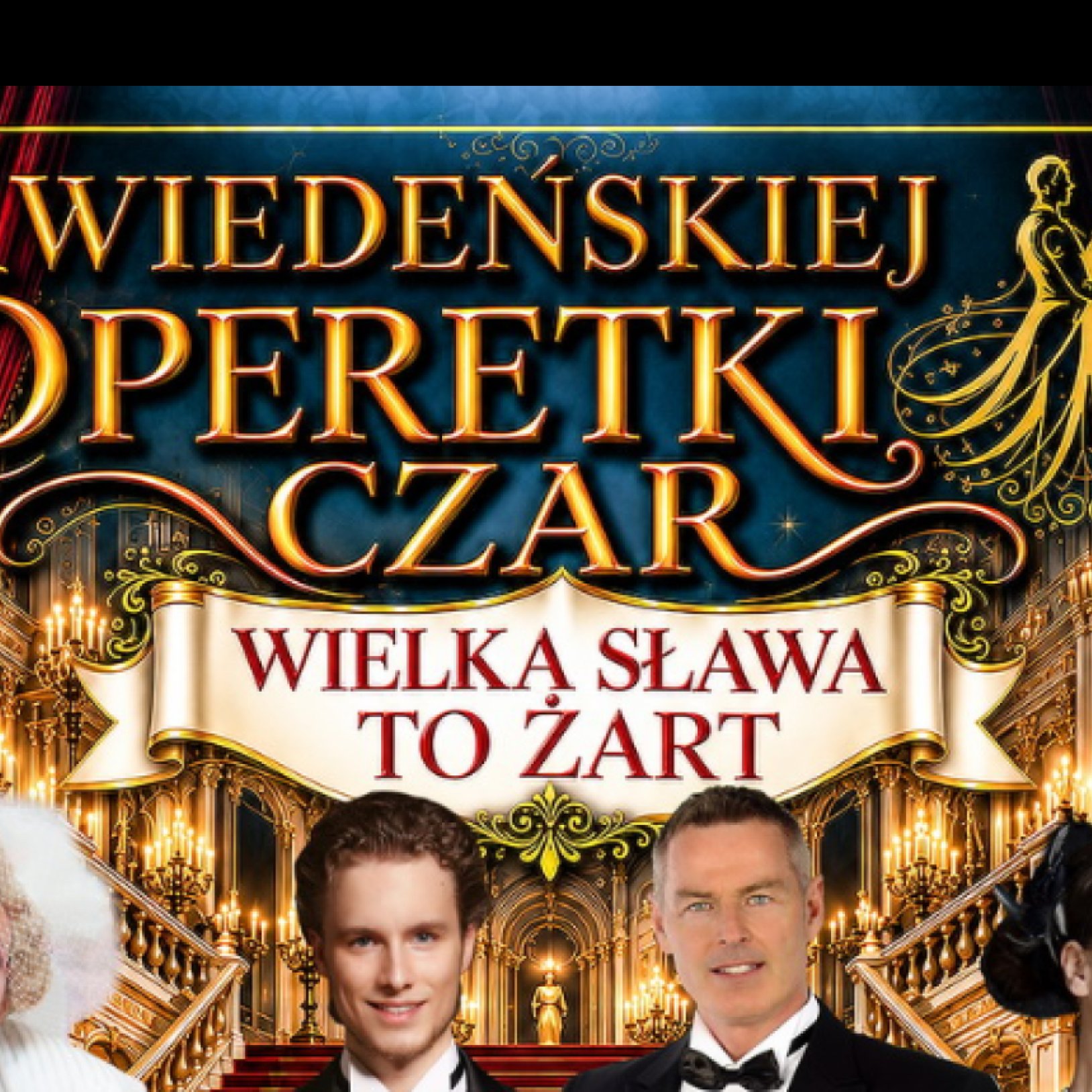 Plakat Wiedeńskiej operetki czar : Wielka sława to żart