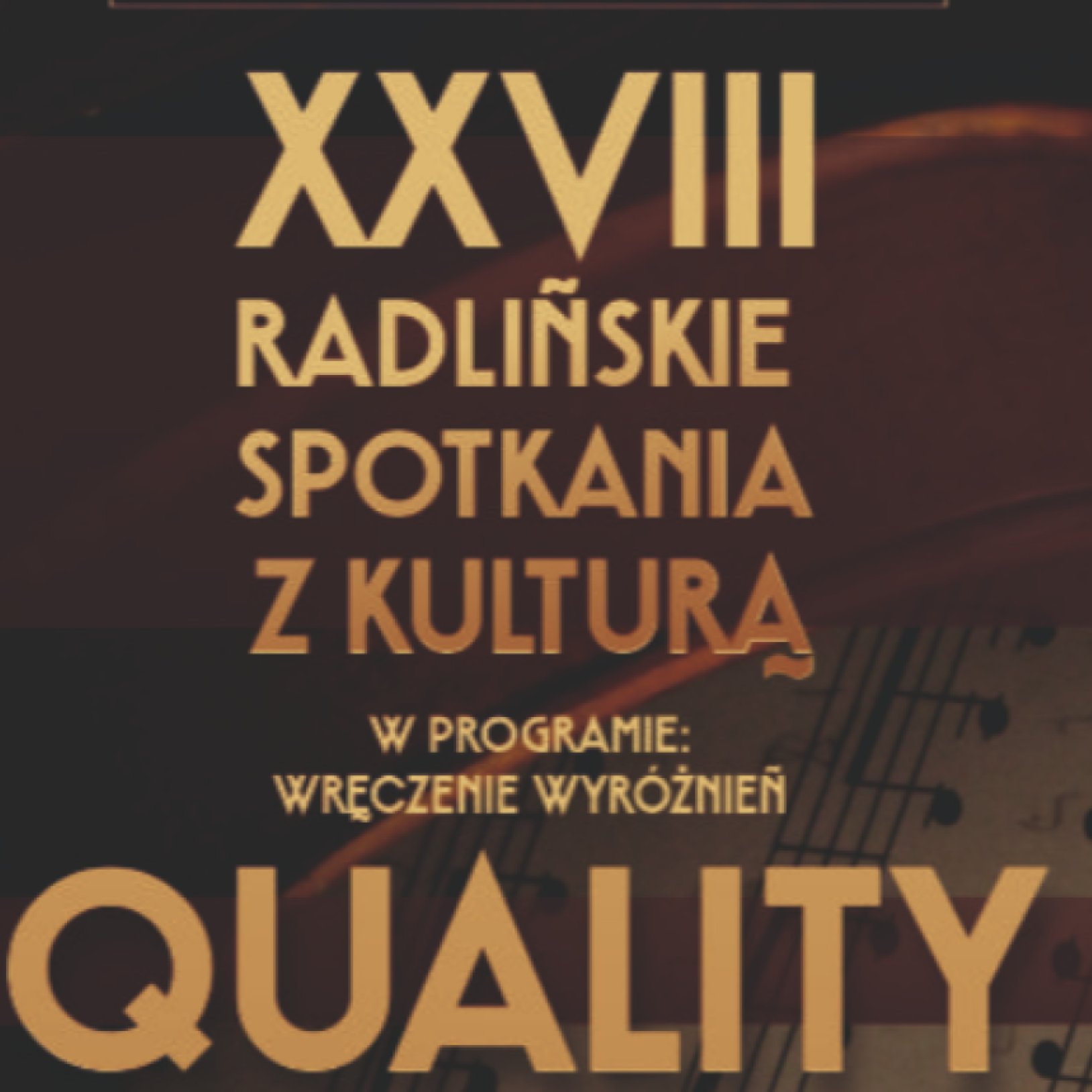 Grafika przedstawiająca wydarzenie XXVIII Radlińskie Spotkania z Kulturą