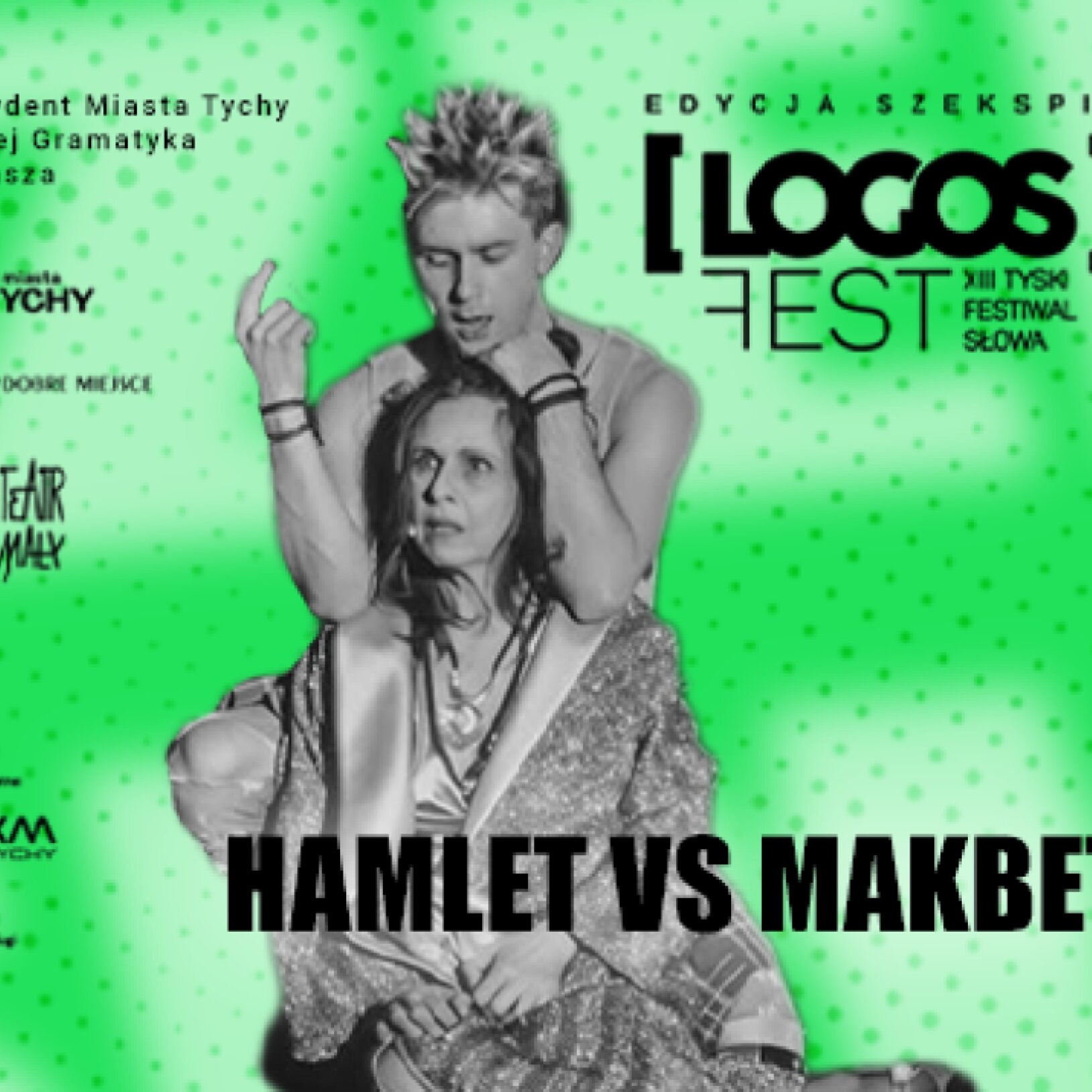 Hamlet vs Makbet na zielonym tle