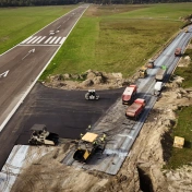 Roboty drogowe na lotnisku Muchowiec